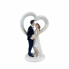 Statua per torta di sposi matrimonio centrotavola torta nuziale coppia di sposi decorazione