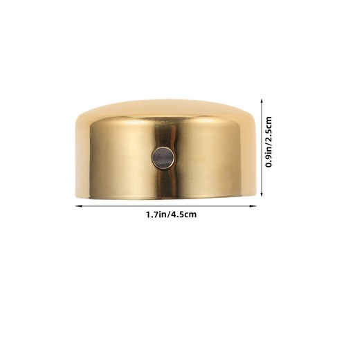 2pcs Handrail End Caps Stainless Steel Round Hand Railing End Plugs Staircase - Picture 6 of 12