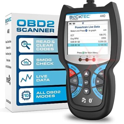 BLCKTEC 440 Bluetooth OBD2 Scanner Diagnostic Tool - Car Code Reader and Scan...