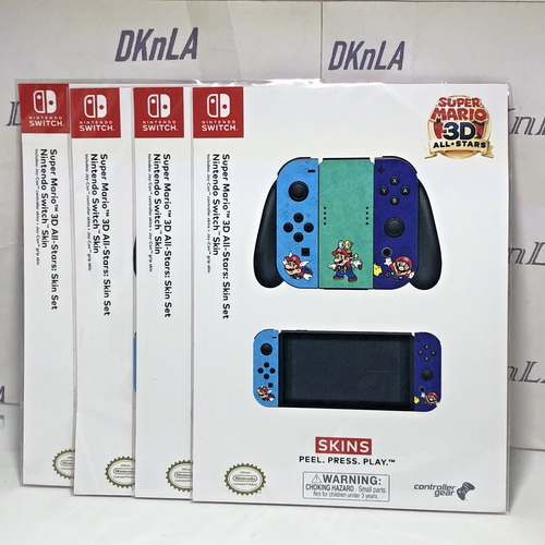 Super Mario 3D All Stars Skin Set Nintendo Switch Pre Order Bonus - Picture 13 of 14