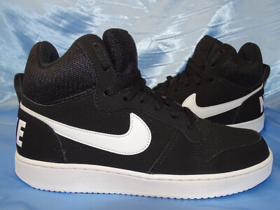 NIKE COURT BOROUGH MID SNEAKER GR 40 SCHUHE AF1 AIR FORCE HI BLACK EBERNON BB2