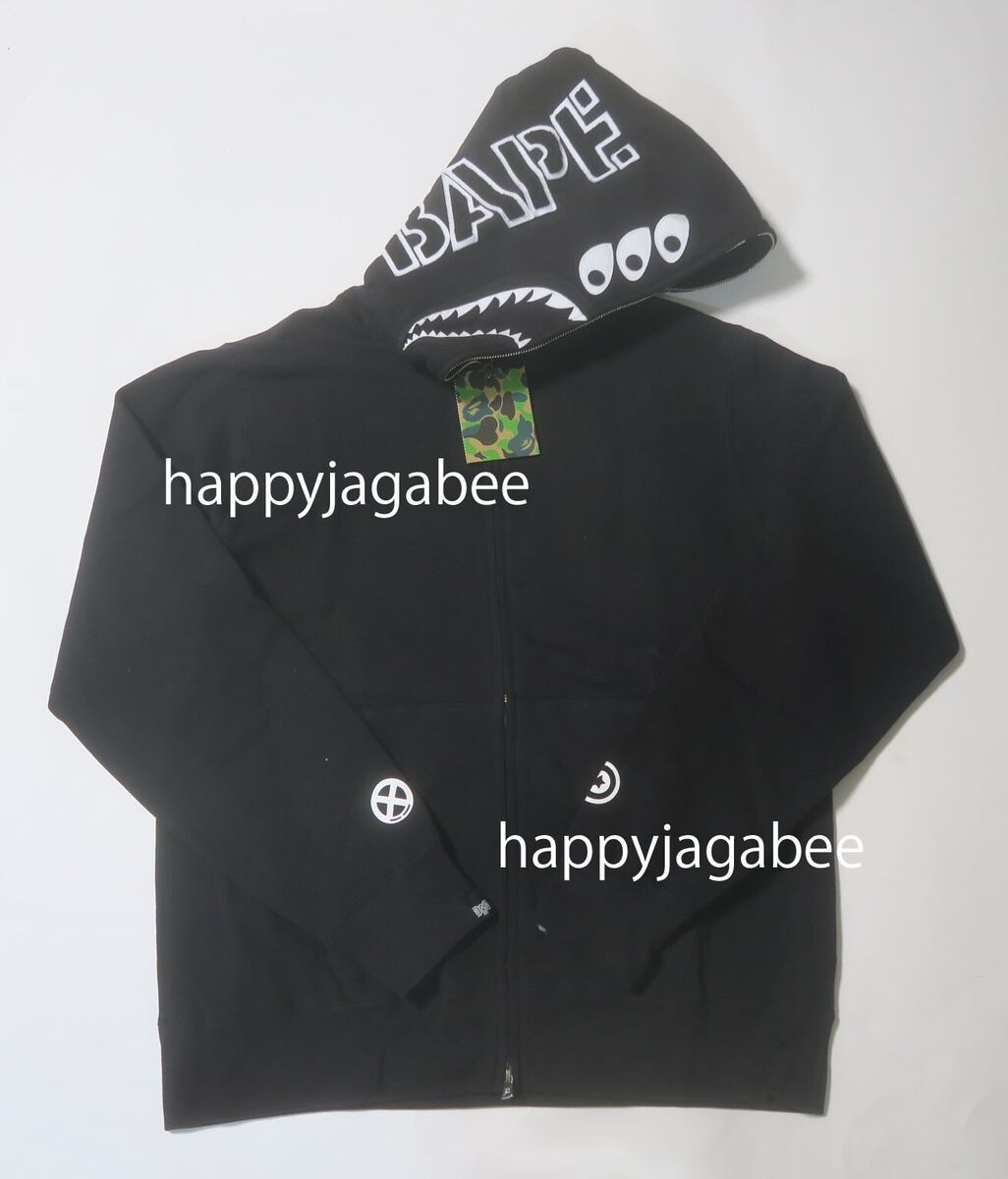 A BATHNIG APE Men's BAPE x BOUNTY HUNTER MAD SHARK FULL ZIP A BATHNIG APE Men's BAPE x BOUNTY HUNTER MAD SHARK FULL ZIP