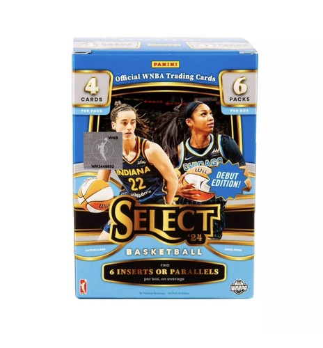 NEW 2024 Panini Select WNBA Basketball Blaster Box-Caitlin Clark Debut Edition