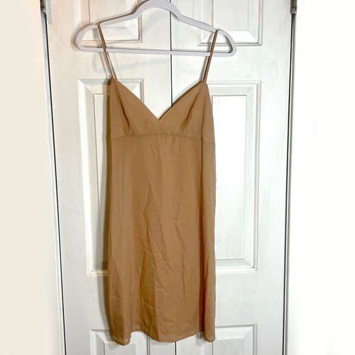 New BCBG Stacy S Beige Inner Slip Sheer Mini Short Under Dress Chemise Nude XS 4 - Bild 7 von 15