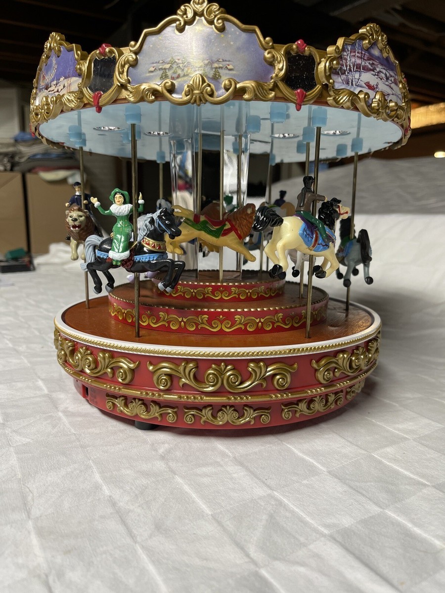Mr christmas Triple Decker Carousel, Works Great, Led Lights