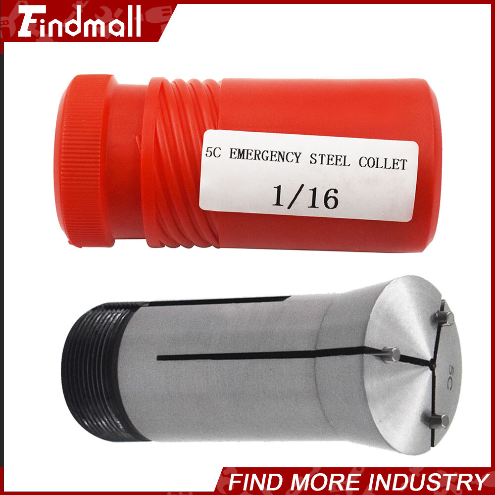 Findmall 5Pack Precision 5C Emergency Steel Collet 1/16