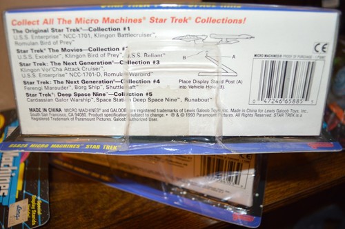 Set of 6 Micro Machines STAR TREK 1993-1995 - Picture 15 of 16