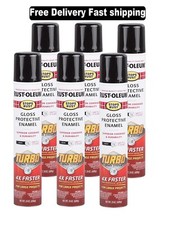 Rust-Oleum 376298-6PK Stops Rust Turbo Spray System Spray Paint, 24 oz, 6PACK