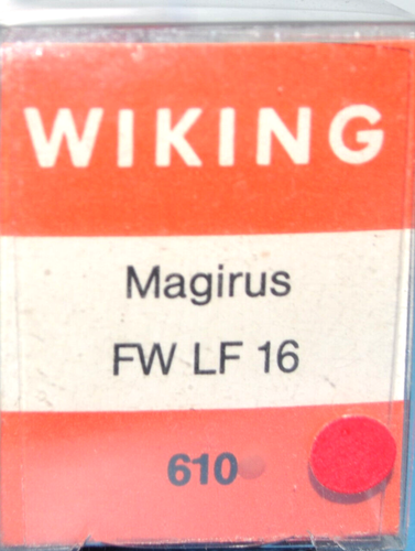 Wiking 610 (610/36) Magirus LF 16 Fire Ladder Truck (Red) -NEW w/Box - Picture 8 of 8