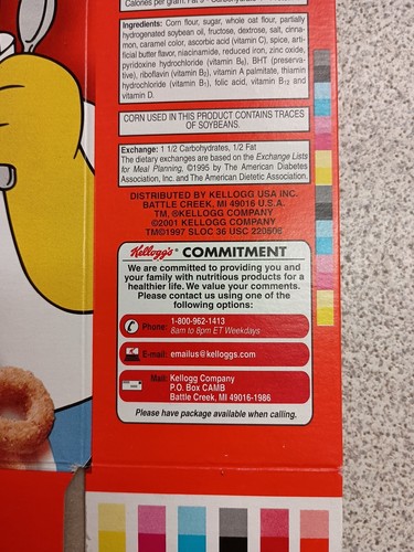 The SIMPSONS HOMER’S Cereal Box Empty Limited Edition Cinnamon Donut Kelloggs - Picture 3 of 8