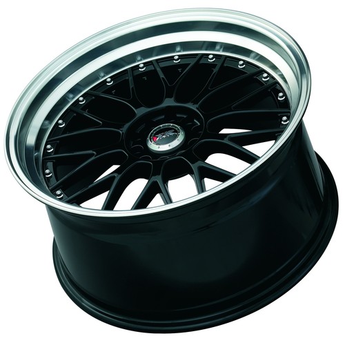 19x8.5 +35 XXR 521 5x108,5x112 Black / ML Wheels (Set of 4) - Picture 2 of 2