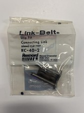 Link-Belt Slip Fit Connecting Chain Link RC-40-2 Spring Clip Type