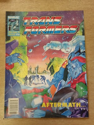 TRANSFORMERS #323 14TH SEPTEMBER 1991 BRITISH WEEKLY MARVEL UK COMIC