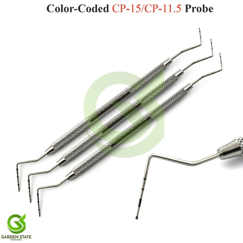 Range Of Periodontal Examination Probe Williams Color Coded Who CP11/12/15 Probe - Picture 15 of 22