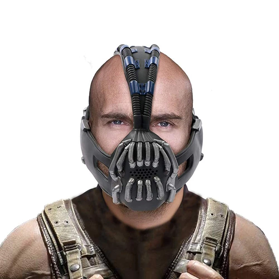 Xcoser The Dark Knight Rises Bane Helmet Cosplay Masks Props Replica Halloween - Image 4 of 4