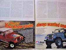 1979 Jeep Renegade Cj 5 7 2 Page 12 Page Vintage Original Print Ad-8.5 X 11
