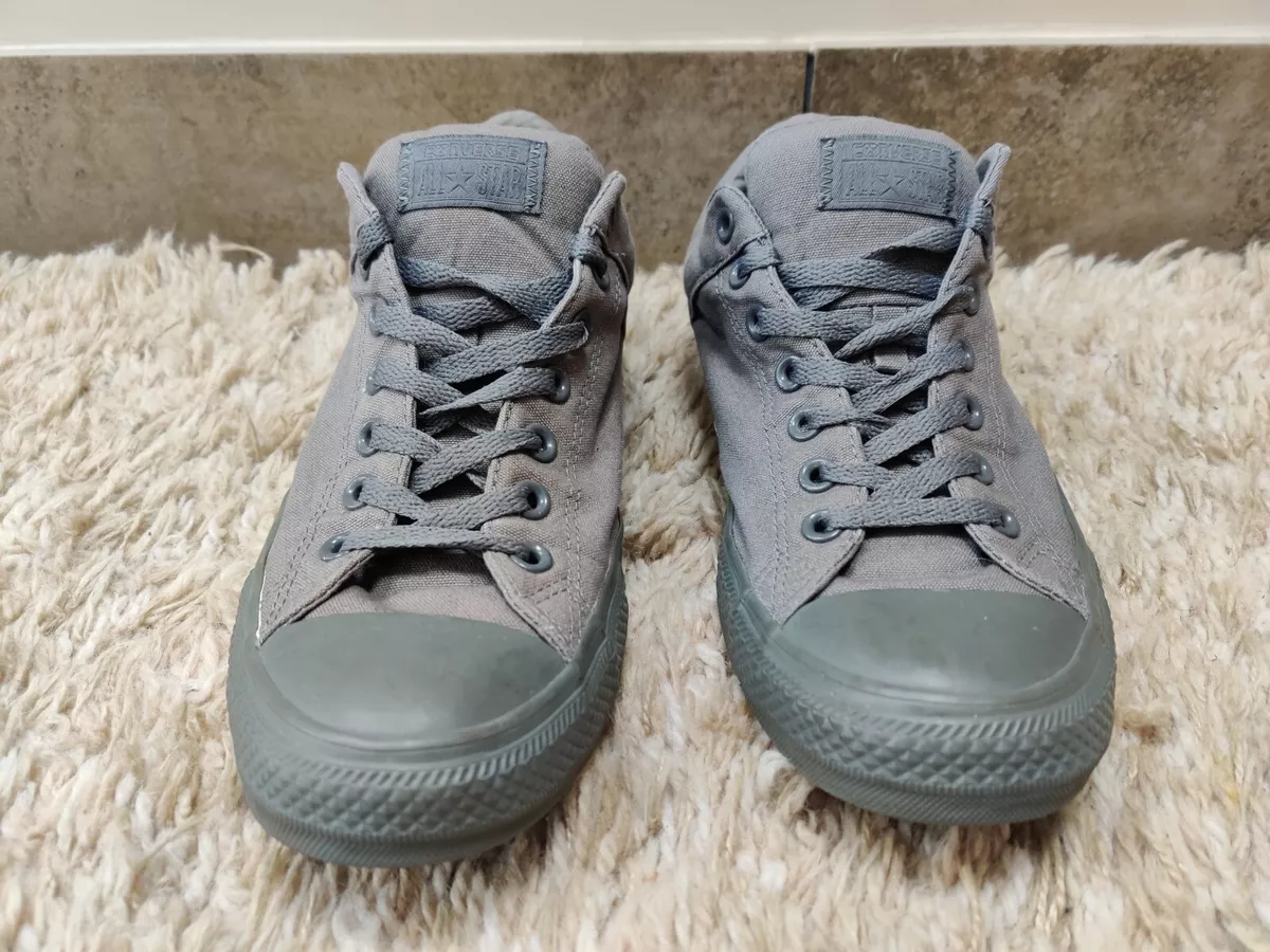 Converse All Stars Grey Trainers Sneakers Unisex UK Size 10 EU 44