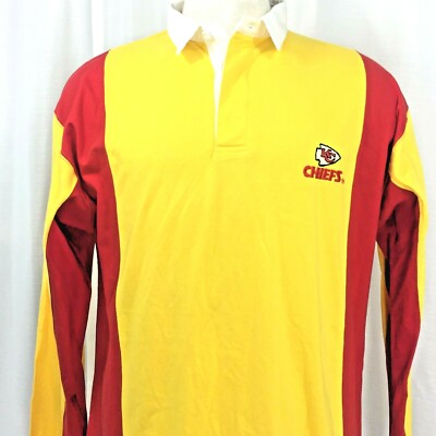 Vintage NFL Rugby Club Kansas City Chiefs Logo Shirt Long Sleeve