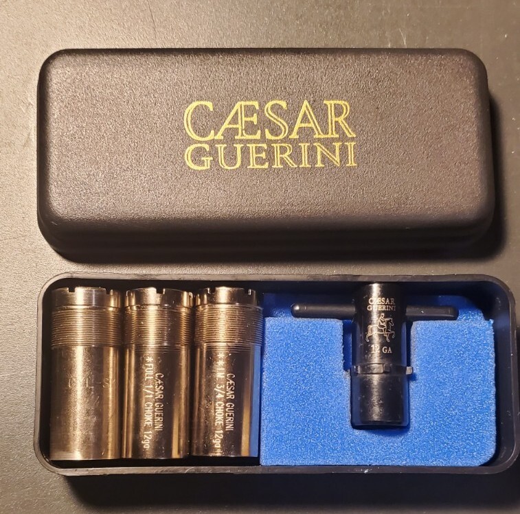 Caesar Guerini Choke Tube Set with Field Tube and Case Excellent