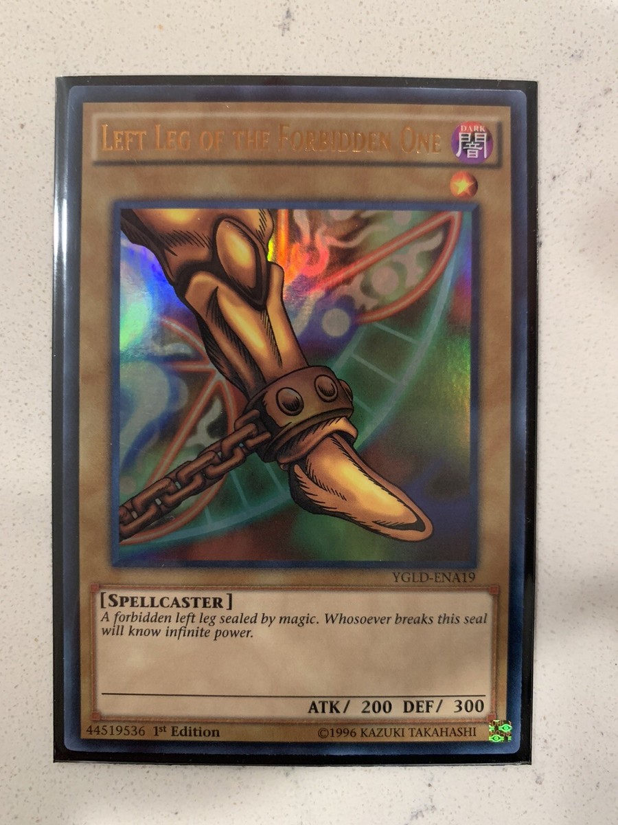 Yugioh Exodia The Forbidden One Complete Set YGLD-ENA17/21