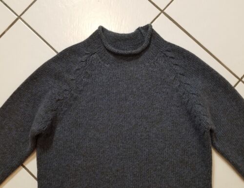 Fabrizio Lai dicker super weicher Herren 100% Kaschmir Pullover Blau meliert - Bild 7 von 11