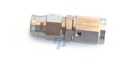 raceparts.cc  Verschraubung, Dash 3, gerade, Edelstahl, PTFE, Fitting, AN3, JIC3