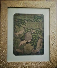 Paul Berthon Original  Maitre Cover Beautifully Framed  !