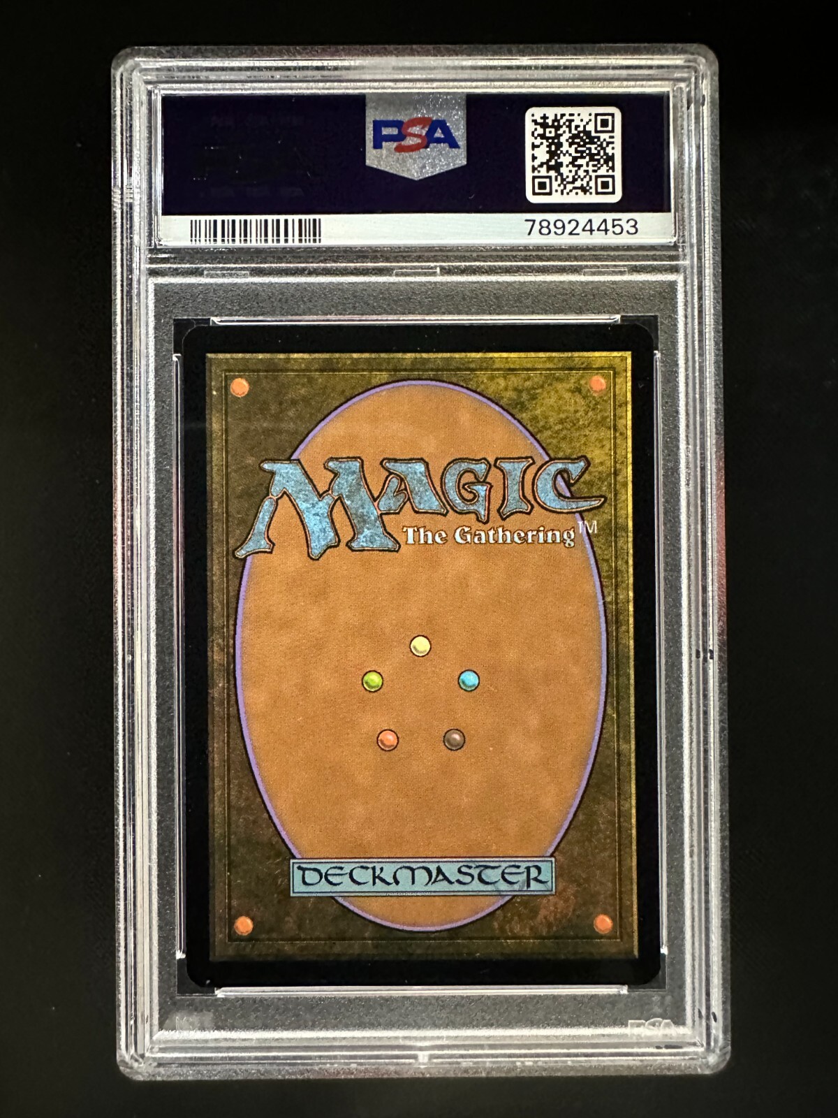 2020 Magic the Gathering #312 - M21 Showcase Foil - Mountain - PSA 8 view 2