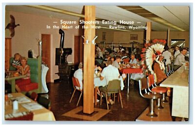 c1960's An Oasis In The South Central Wyoming Desert Rawlins Wyoming WY Postcard