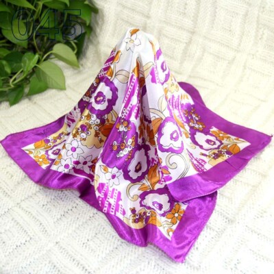 Vintage Elegant 50cm Head/Neck Scarf Silk Satin Feel Ladies Small