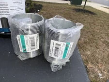 B&K Mueller 568-030AH Galvanized Malleable Steel Nipple 2 MPT x 3 in. 2 Pack