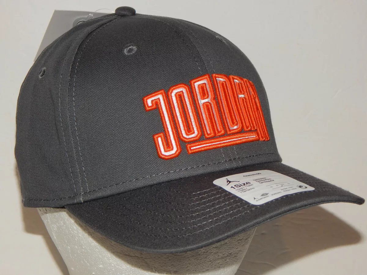 Nike Air Jordan DNA Classic 99 Cap / Hat DJ6122-068 Adjustable Grey Jumpman