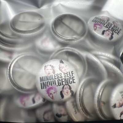 MINDLESS SELF INDULGENCE MSI 1  pin Great Condition Collectible Button Rare Wow!