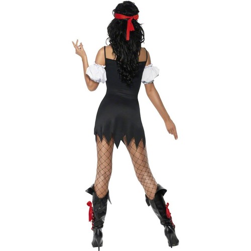 Sexy Piratin Kostüm Verkleidung Piratenbraut Fasching Piratenkostüm Damen 40-42 - Bild 3 von 4