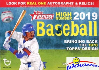 2019 Topps Heritage High Number Baseball EXCLUSIVE Factory Sealed Blaster Box!