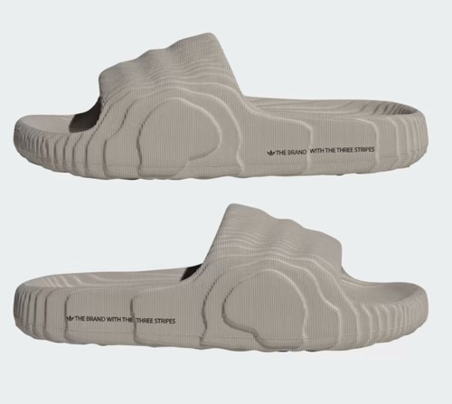 Adidas Adilette 22 Slides HQ4670 Size 11 Light Brown - Picture 9 of 10