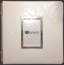 Creative Memories 12x12 Scrapbook Album White Window Faux Leather Frame New