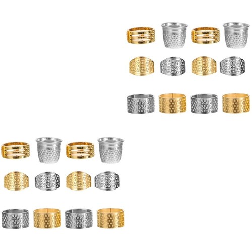 2 Pieces Nähring Fingerhut-Set Zum Nähen Nähfingerhut-Set Büro