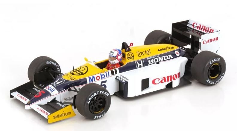 Williams FW11 N.Mansell GP Angleterre 1986 voiture miniature 1/18 MOD18627F