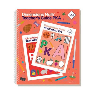 Dimensions Math Teacher's Guide Pre-KA | Singapore Math Inc. [Spiral-bound]