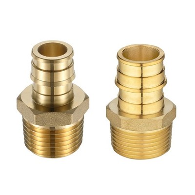 Sturdy Brass Expansion Adapter Male NPT Projects Accessory for Water Supply