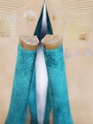 JESSICA SIMPSON Teal Green SUEDE LEATHER Upper Waleo PLATFORM Pump sz 6.5 — photo 6