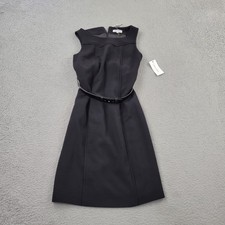 Calvin Klein Dress Womens 8 Black Performance Sleeveless