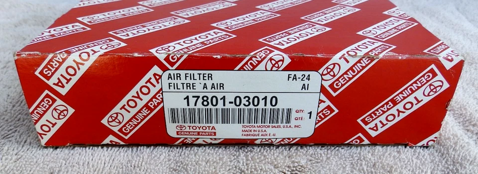 NUEVO FILTRO DE AIRE LEXUS TOYOTA DENSO 17801-03010 OEM 17801-03010 NOS Foto 2 de 3