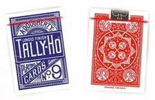 Tally-Ho Fan Back Design Playing Cards 12 Decks 6 Red, 6 Blue