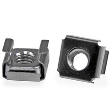 StarTech.com M6 Cage Nuts - 100 Pack - M6 Mounting Cage Nuts for Server Rack & C