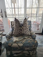 Scalamandre Leopardo Silk Velvet Cover Only