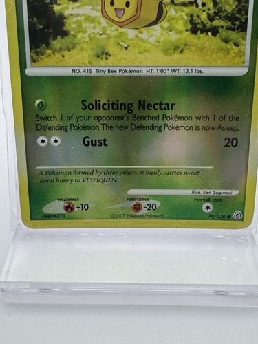 Pokémon TCG Combee Diamond & Pearl 79/130 Reverse Holo Common MP - Picture 2 of 3