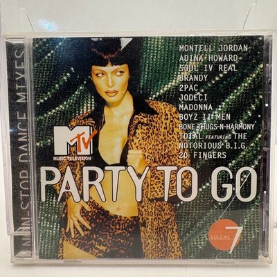 MTV Party To Go Vol 7 CD 1995 Tommy Boy 2Pac Madonna Biggie Boyz II Men Brandy