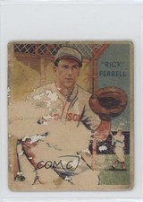 1934-36 National Chicle Diamond Stars R327 Rick Ferrell #48 HOF e6p